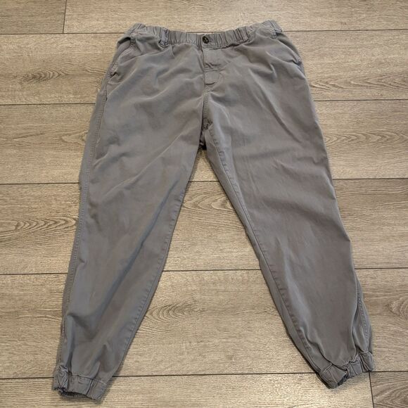 Bearbottom Clothing Bear Bottom Pants Mens XXL 2XL Gray Tapered Joggers Stretch - Picture 1 of 7